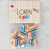 Loren Crafts 8'li Desenli Düğme - 1097