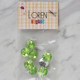 Loren Crafts Yeşil 8 Li Düğme - 211