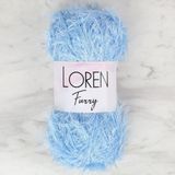 Loren Furry RF007 Bebe Mavisi El Örgü İpi