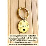 Loren Gift İsme Özel Çelik Kedi Köpek İsimlik Künyesi Kalp