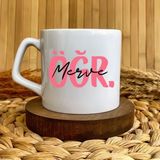Loren Gift Kişiye Özel Lüks Kupa Öğretmen Temalı Pembe (Öğr.) - Renkli