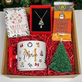 Loren Gift Yılbaşı Temalı Kişiye Özel Hediye Kutusu - Jingle Kupa - Renkli