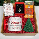Loren Gift Yılbaşı Temalı Kişiye Özel Hediye Kutusu – Sparkle Kupa - Renkli