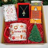 Loren Gift Yılbaşı Temalı Kişiye Özel Hediye Kutusu – Winter Kupa - Renkli