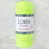 Loren L114 Macrame Neon Sarı El Örgü İpi