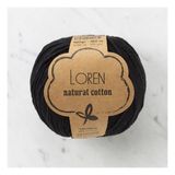Loren Natural Cotton 33908 R004 Siyah El Örgü İpi