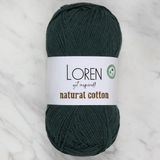 Loren Natural Cotton R073 Yeşil El Örgü İpi