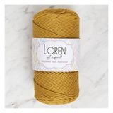 Loren Polyester Soft Macrame 34449 LM061 Hardal El Örgü İpi