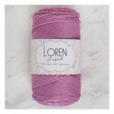 Loren Polyester Soft Macrame 34450 LM021 Gül Kurusu El Örgü İpi