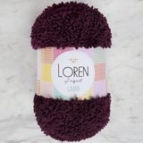 Loren R015 Lamb Patlıcan Moru El Örgü İpi