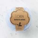 Loren R090 33921 Natural Cotton Bebe Mavi El Örgü İpi