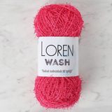Loren R100 34024 Wash Fuşya El Örgü İpi