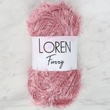 Loren RF028 Furry Gül Kurusu El Örgü İpi