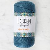 Loren RM0238 34356 Macrame Petrol Mavisi El Örgü İpi