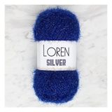 Loren RS0004 34092 Silver Saks Mavisi El Örgü İpi