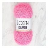 Loren RS0014 34075 Silver Bebe Pembe El Örgü İpi