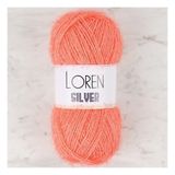 Loren RS0019 34084 Silver Turuncu El Örgü İpi