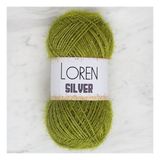 Loren RS0044 34100 Silver Yeşil El Örgü İpi