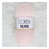 Loren RS0062 34072 Silver Toz Pembe El Örgü İpi