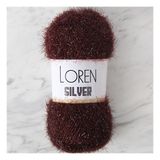 Loren RS0093 34089 Silver Kahverengi El Örgü İpi