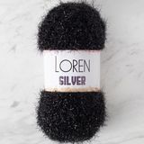 Loren RS1001 34093 Silver Siyah El Örgü İpi