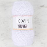 Loren Silver 34068 RS Optik Beyaz El Örgü İpi