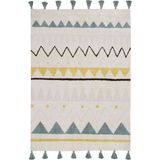 Lorena Canals Vintage Mavi Azteca Natural Çocuk Odası Halı 140X200 cm - Standart
