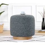 Lorence Home Cheriton Gri Yeşil Puf