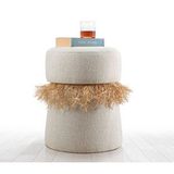 Lorence Home Cübaa Krem Puf