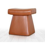 Lorence Home Dambert Deri Puf - Taba