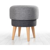 Lorence Home Giovas Puf Gri 4121 - 51 x 47 cm