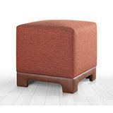 Lorence Home Lenover Puf - Kiremit Bordo