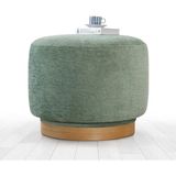 Lorence Home Turneed Dönen Puf - Yeşil