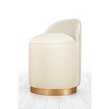 Lorence Home TY1065 Dover Krem Puf