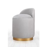 Lorence Home TY1069 Açık Gri Dover Puf