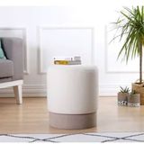 Lorence Home TY1794 Krem Ropp Puf