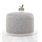 Lorence Home TY3447 Gri Cedre Puf