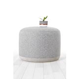 Lorence Home TY3448 Açık Gri Cedre Puf