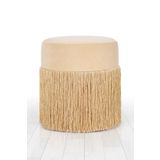 Lorence Home TY7571 Altın Merkür Püsküllü Puf
