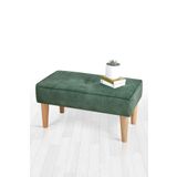 Lorence Home TY9053 Yeşil Square Yeşil Puf