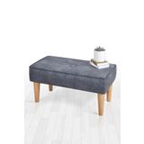 Lorence Home TY9056 Gri Square Gri Puf