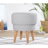 Lorence Home Veccio Açık Gri Puf