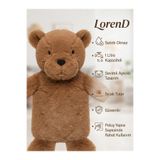 LOREND Cute Bear Yumuşak Peluş Sıcak Su Torbası 1Lt Premium Seri Sevimli Ayı