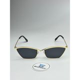 Lorent V2 Siyah Güneş Gözlüğü Cateye Gold Çerçeve 57 Ekartman
