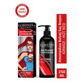 LORENTİ Amonyaksız Balyaj Renkli Saç Boyası Kırmızı 200 ml