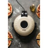 Lorenzo Pietra 12 in 1 Pizza Makinesi Lahmacun Tandır Ekmeği Bazlama ve Fırın Yemekleri Tepsi Hediyeli Cream