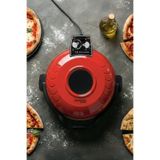 Lorenzo Pietra 12in1 Pizza Lahmacun Tandır Ekmeği Bazlama ve Fırın Yemekleri Tepsi Hediyeli Kırmızı