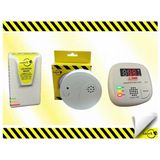 LOREX Doğalgaz Alarm Cihazı + Kablosuz Pilli Duman Dedektörü + 3MK-C15-L Dijital Pilli Karbonmonoksit Dedektörü - .