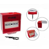 Lorex Lr-5100R Resetlenebilir Yangın İhbar Butonu , Koruyucu Kapaklı , Çift Kontak