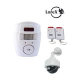 Lorex LR-E11S Mobese Görünümlü Caydırıcı Kamera , Sahte Kamera + LR-NG300 Hareket Sensörlü Uzaktan Kumandalı Alarm Seti